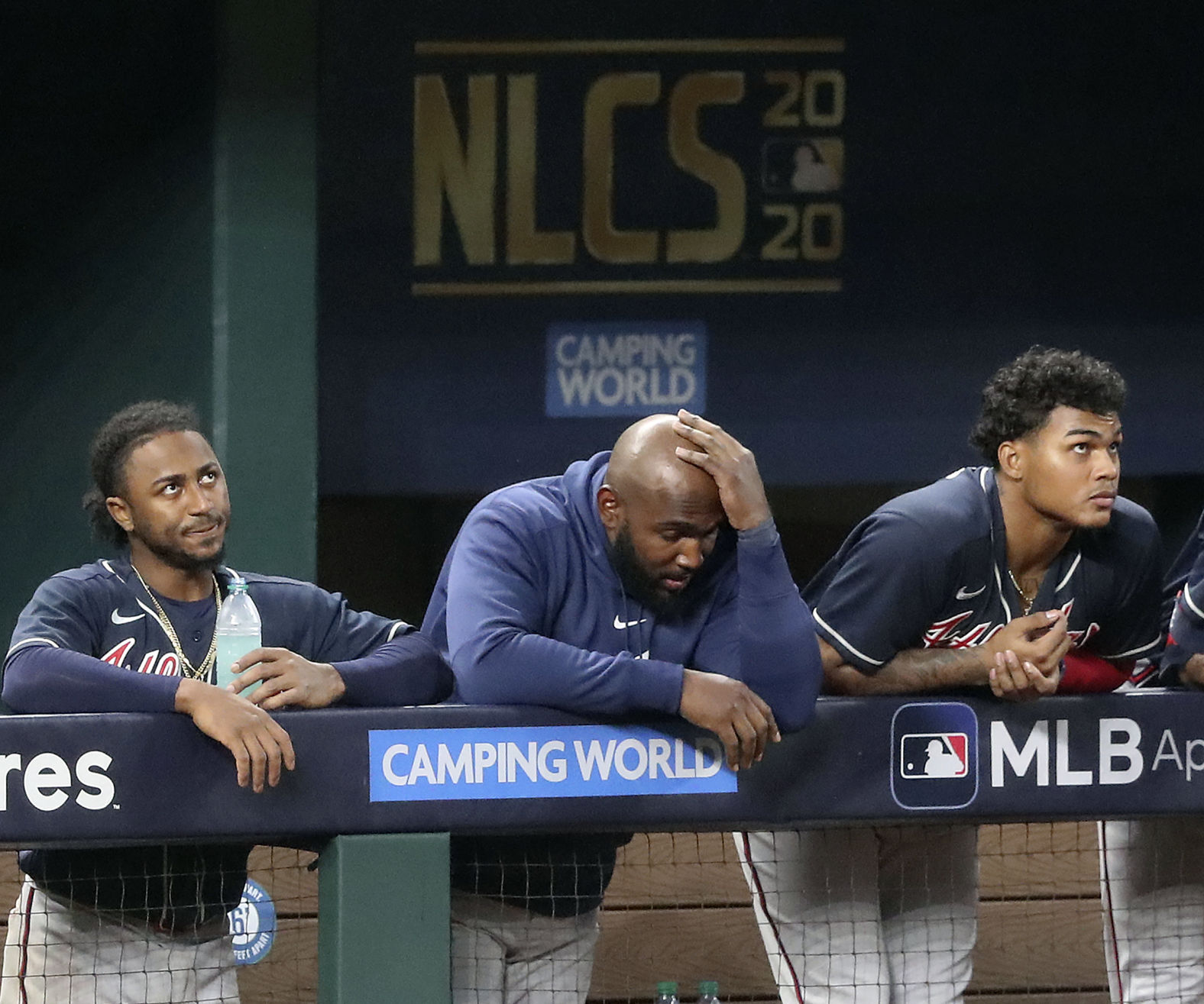 NLCS Braves Dodgers Baseball